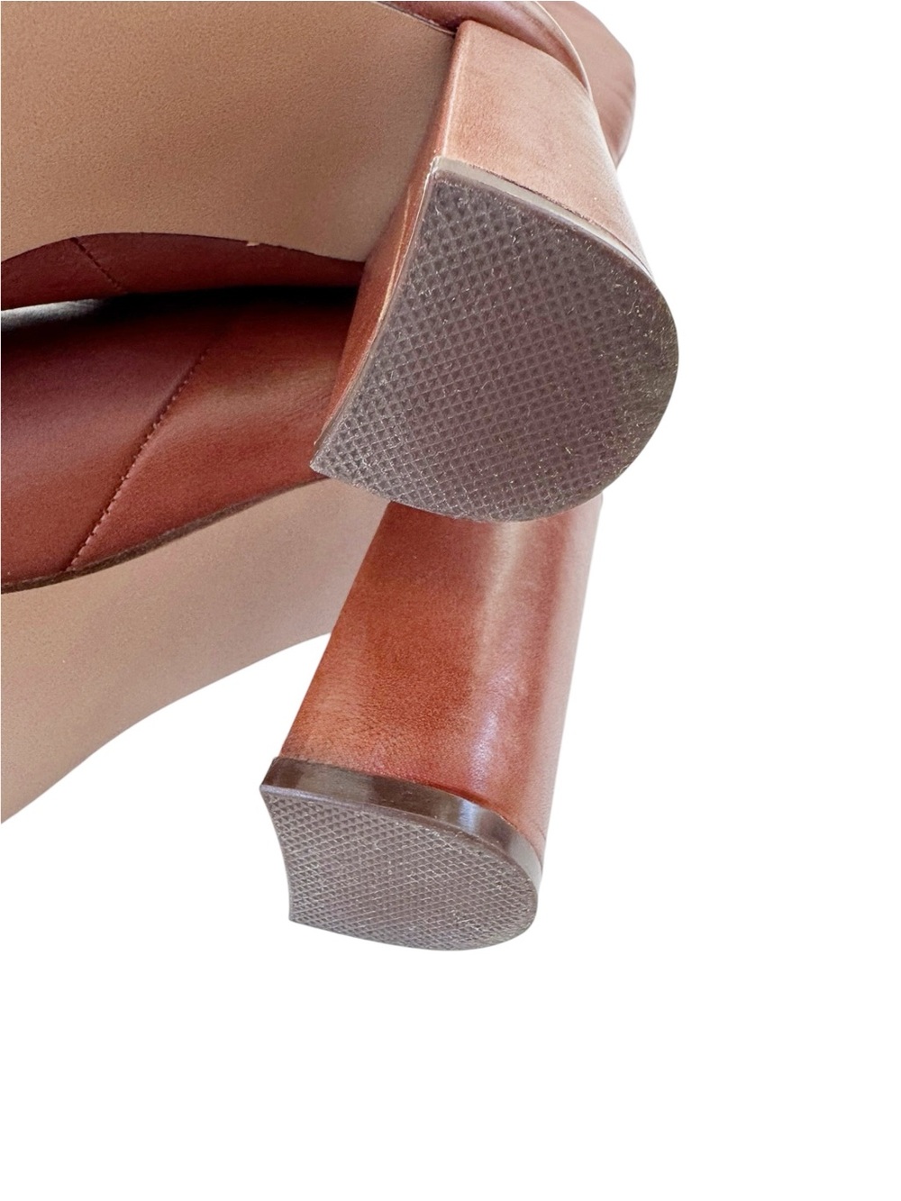 Steve Madden Leather Bixby Tall Boot in Cognac Size 6 - Picture 10 of 12